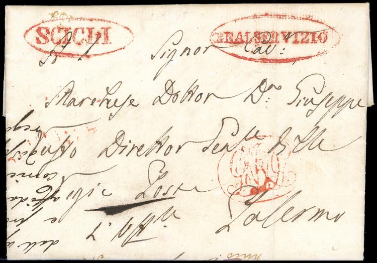 1820 - Lettera prefilatelica da ... 