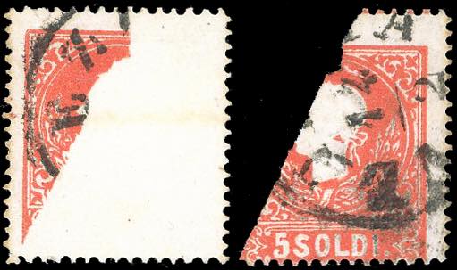 1859 - 5 soldi rosso, II tipo ... 