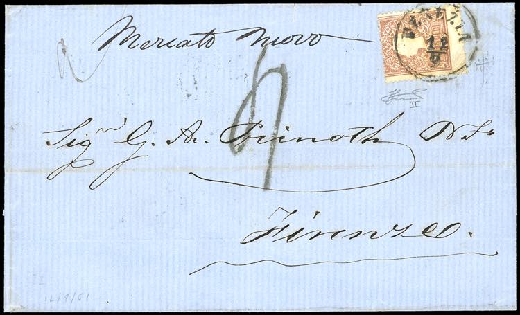 1861 - 10 soldi bruno, II tipo ... 