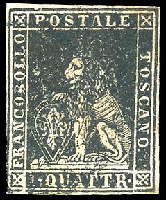 1857 - 1 quattrino nero, II ... 