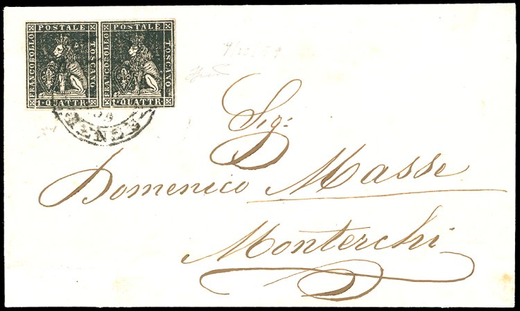 1859 - 1 quattrino nero, II ... 