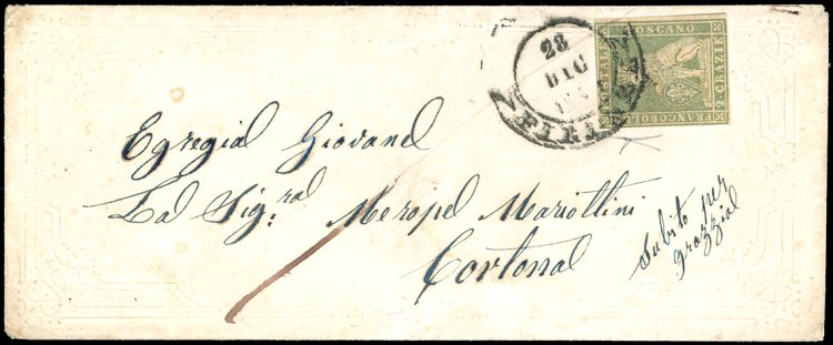 1859 - 2 crazie verde grigio ... 