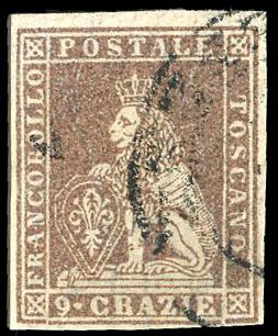 1859 - 9 crazie bruno lillaceo ... 