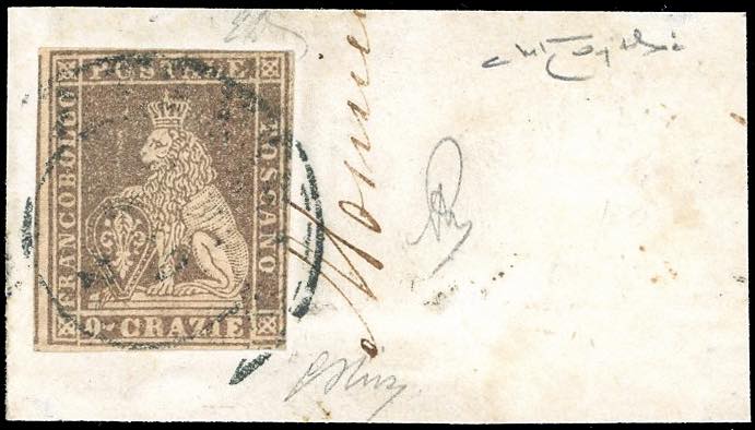 1859 - 9 crazie bruno lillaceo ... 