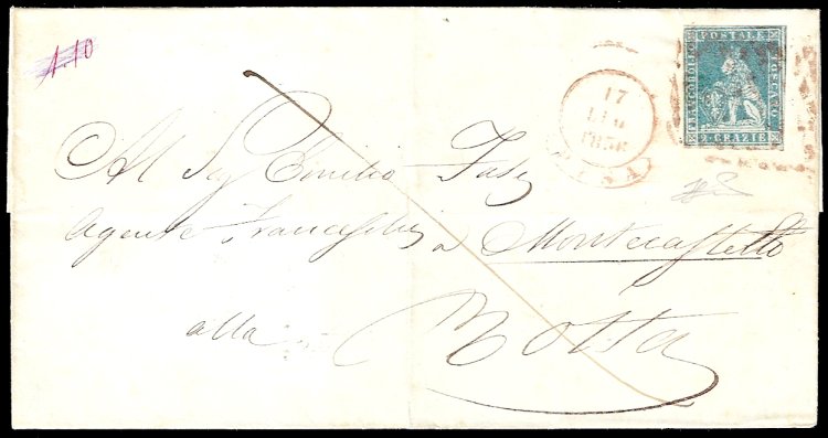 PISA, muto a rombi rosso punti R1 ... 