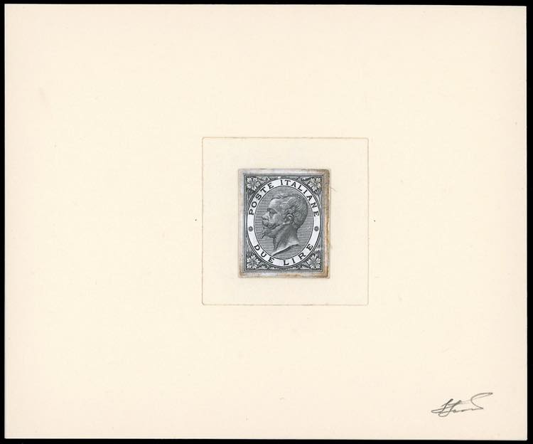 1863 - 2 lire De La Rue (22), ... 