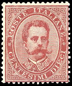 1879 - 10 cent. Umberto I (38), ... 