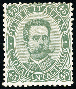 1889 - 45 cent. Umberto I (46), ... 