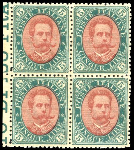 1889 - 5 lire Umberto I (49), ... 