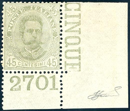 1895 - 45 cent. Umberto I (63), ... 