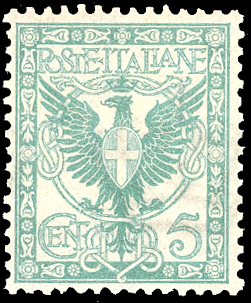1901 - 5 cent. Floreale (70), ben ... 