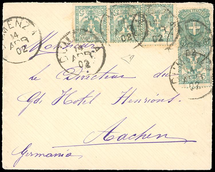 1902 - 5 cent. Umberto I e 5 cent. ... 