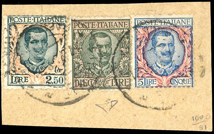 1926 - 2,50 lire, 5 lire e 10 lire ... 
