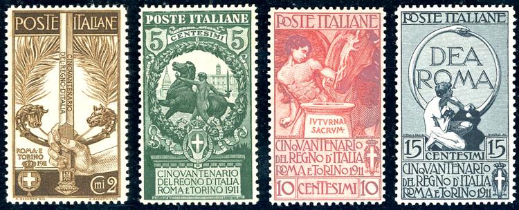 1911 - Unità dItalia, serie ... 