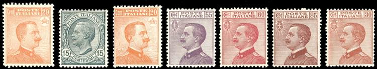 1916/22 - Michetti, tre emissioni, ... 
