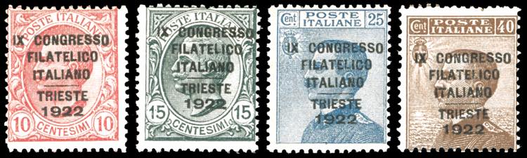 1922 - Congresso Filatelico, ... 