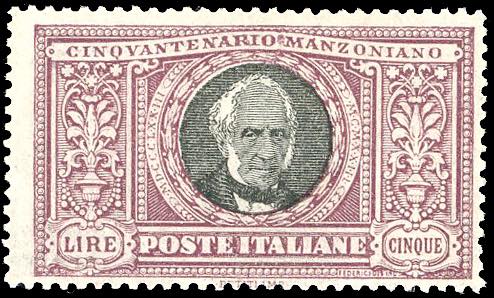 1923 - 5 lire Manzoni (156), ... 