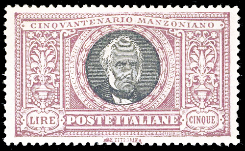 1923 - 5 lire Manzoni (156), ... 
