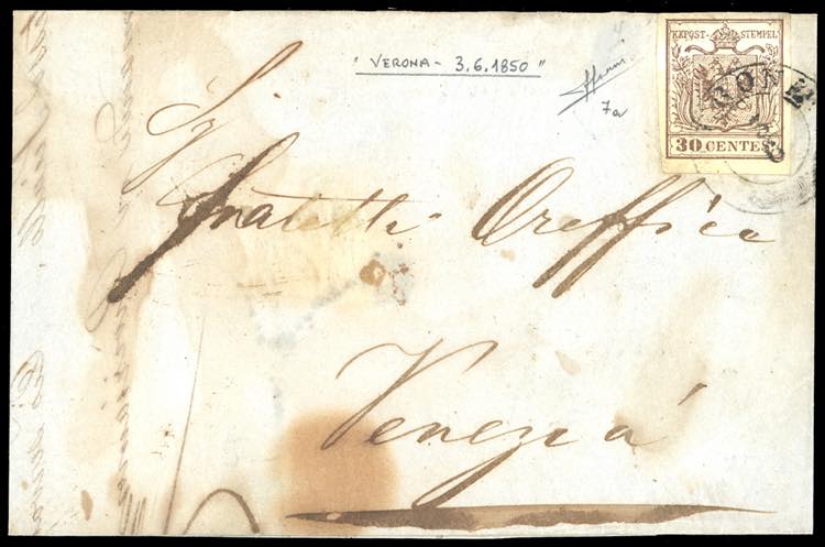 1850 - 30 cent. bruno chiaro, I ... 