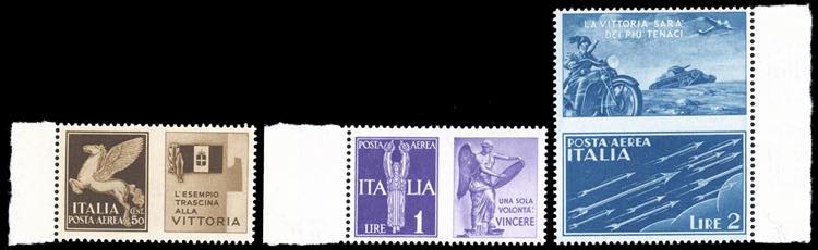 1942 - Non emessi, serie completa ... 