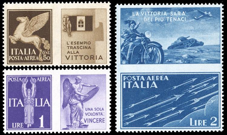 1942 - Non emessi, serie completa ... 