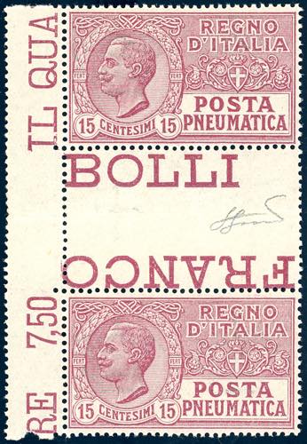 1928 - 15 cent. lilla (12), coppia ... 