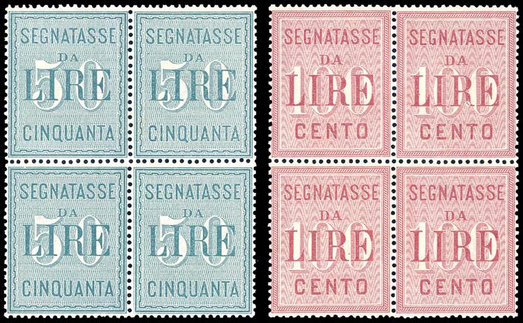 1884 - 50 e 100 lire (15/16), ... 