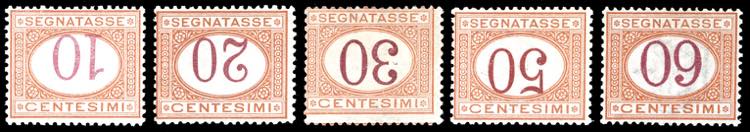 1890/94 - 10 cent., 20 cent., 30 ... 
