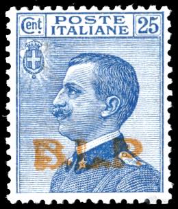1923 - 25 cent. soprastampa BLP ... 