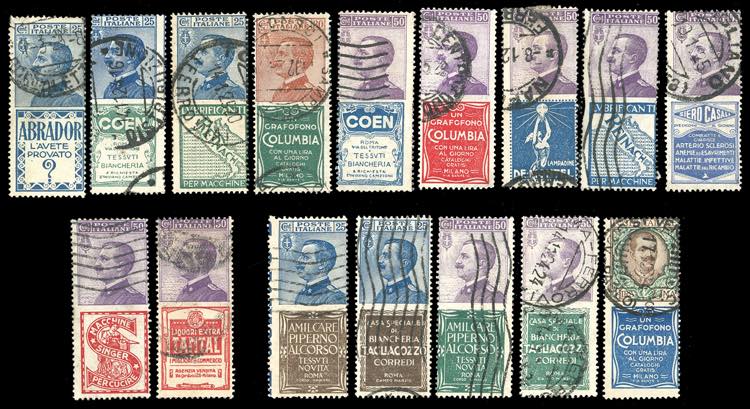 1924 - Serie completa dei valori ... 