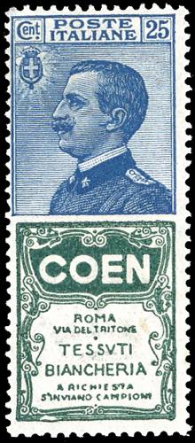 1924 - 25 cent. Coen (5), buona ... 