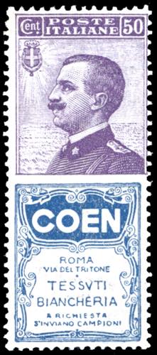 1924 - 50 cent. Coen (10), buona ... 