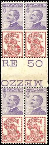 1924 - 50 cent. Singer (16), ... 