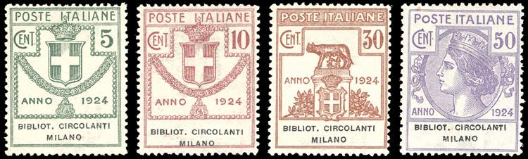 BIBLIOT.CIRCOLANTI MILANO 1924 - ... 