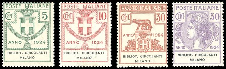 BIBLIOT.CIRCOLANTI MILANO 1924 - ... 