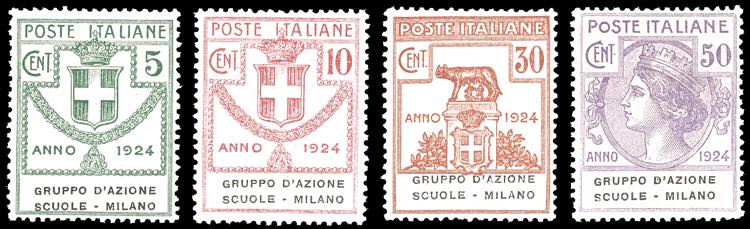 GRUPPO DAZIONE SCUOLE-MILANO 1924 ... 