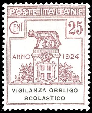 VIGILANZA OBBLIGO SCOLASTICO 1924 ... 