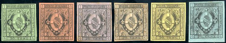 1866 - Saggio Coucorde, con al ... 