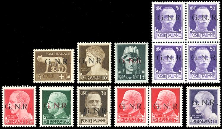 1943 - 5 cent., 10 cent., 15 ... 