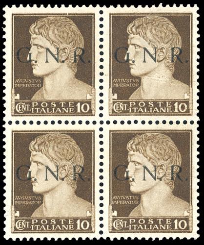 1943 - 10 cent., soprastampa ... 