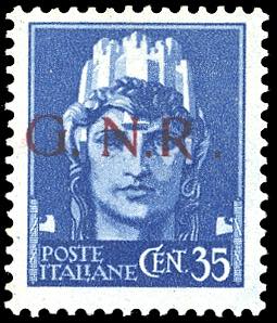 1943 - 35 cent., soprastampa ... 