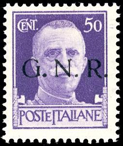 1943 - 50 cent., soprastampa ... 