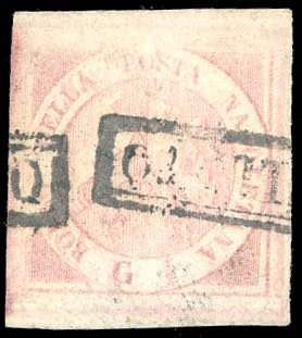 1858 - 1/2 grano rosa chiaro, I ... 