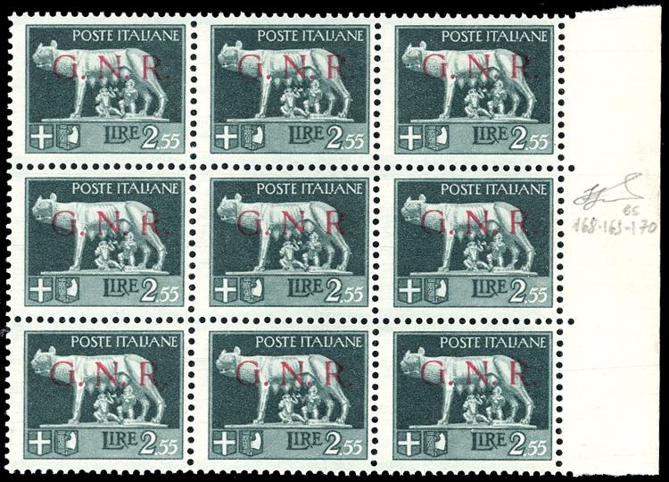 1943 - 2,55 lire, soprastampa ... 