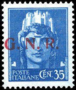 1943  - 35 cent., soprastampa ... 