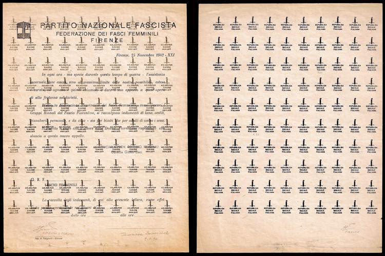 1944 - Foglio di prova della ... 