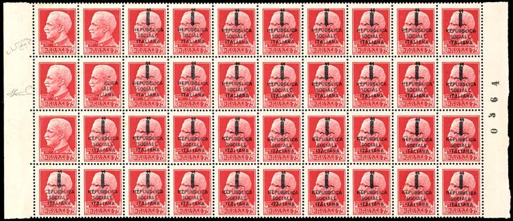 1944 - 75 cent. soprastampato ... 