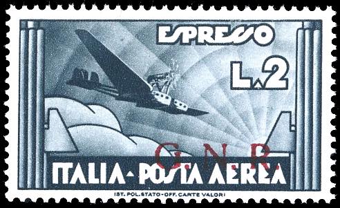 1943  - 2 lire ardesia, ... 