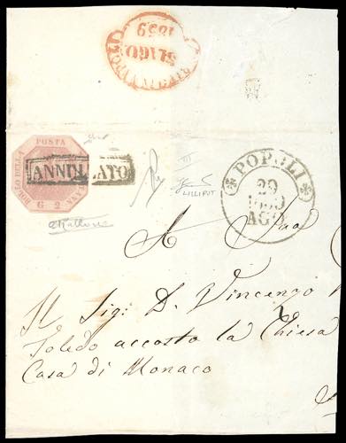 1859 - 2 grana rosa chiaro, I ... 
