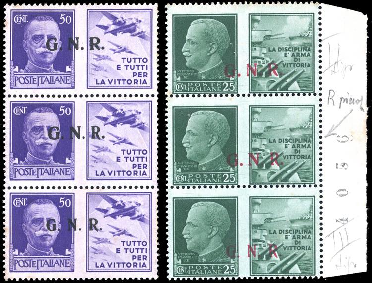 1943 - 25 cent. Marina e 50 cent. ... 